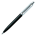 Sheaffer® Sentinel® Ballpoint Pen, Medium Point, 1.0 mm, Black/Chrome Barrel, Black Ink