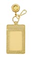 Office Depot® Brand Glitter Badge Holder, Gold 1 thumbnail image