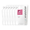 Simplehuman Moisturizing Liquid Hand Soap Refill Pouches, 32 Fl Oz, Geranium, Pack Of 6 Pouches 1 thumbnail image