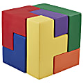 SoftScape 7-Piece Clever Cube Puzzle, 24"H x 24"W x 24"D, Assorted Colors 1 thumbnail image