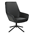 Office Star™ Modern Scoop Design Chair, Black 1 thumbnail image