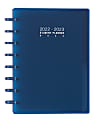 TUL™ Discbound Weekly/Monthly Student Planner, Junior Size, Blue, July 2022 To June 2023, TULSTDPLNR