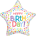Amscan Birthday Foil Balloon, 18", Lots Of Dots 1 thumbnail image