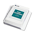 C-Line® Polypropylene Top-Loading Sheet Protectors, 8 1/2" x 11", Heavyweight, Nonglare, Box Of 100 1 thumbnail image