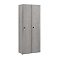 Bush Business Furniture Assure Single Tier 2 Door Storage Locker with Keypad Locks, Platinum Gray, Standard Delivery 1 thumbnail image