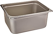 Hoffman Tech Browne Stainless Steel Steam Table Pans, 1/4 Size, Silver, Case Of 24 Pans 1 thumbnail image