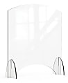 Rosseto Serving Solutions Avant Guarde Acrylic Sneeze Guard, Pass Through Window, 40" x 36", Clear