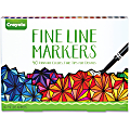 Crayola 40-count Fine Line Markers Set - Assorted - 40 / Set 1 thumbnail image
