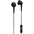 Maxell Jelleez Earset - Stereo - Wired - 20 Hz to 23 kHz - Earbud - Binaural - Outer-ear - 3 ft Cable - Black 1 thumbnail image