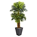 Nearly Natural Triple Areca Palm 66”H Artificial Tree With Planter, 66”H x 34”W x 30”D, Green 1 thumbnail image