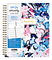 Blue Sky™ Noteworthy Academic Daily/Monthly Planner, 7" x 9", Milly Navy, July 2020 To June 2021, 119010