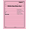 TOPS™ Important Message Note Pads, 4 1/2" x 5 1/2", Pink, Pack Of 12 1 thumbnail image