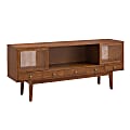 SEI Furniture Holly & Martin® Simms Media Console For 68"W Flat-Screen TVs, 29-3/4"H x 70"W x 17"D, Dark Tobacco 1 thumbnail image