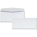 Business Source No. 10 Regular Business Envelopes - Commercial - #10 - 4 1/8" Width x 9 1/2" Length - 24 lb - Gummed - White - Wove - 500 / Box 1 thumbnail image