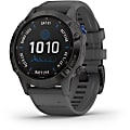 Garmin fÄ“nix 6 Pro Solar Smart Watch - Black Case - Slate Gray Band - Glass Lens 1 thumbnail image
