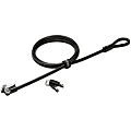 Kensington N17 Keyed Laptop Lock for Dell Devices - 6 ft Cable - Keyed Lock - Black, Silver - Carbon Steel - For Notebook, Tablet 1 thumbnail image