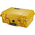 Pelican 1450 Medium Hardware and Accessory Case - Internal Dimensions: 10.18" Width x 6" Depth x 14.62" Height - External Dimensions: 13" Width x 6.9" Depth x 16" Height - Double Throw Latch Closure - Yellow - For Multipurpose