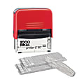 2000 Plus® Heavy-Duty Create-Your-Own Stamp Kit, 2 3/4" x 1 1/4", Black/Red