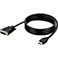 Belkin HDMI to DVI Video KVM Cable - 10 ft DVI/HDMI Video Cable for Video Device, Monitor, KVM Switch - First End: 1 x HDMI Digital Audio/Video - Male - Second End: 1 x DVI Digital Video - Male - Gold Plated Connector - TAA Compliant