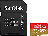 SanDisk Extreme PLUS microSDXC UHS I card 128GB ODP Business Solutions
