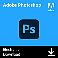 Adobe Photoshop 2025, 1 Device, 1 Yr Subscription, Mac & Windows, Download