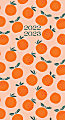 Willow Creek Press 2-Year Monthly Checkbook/Calendar, 3-1/2" x 6-1/2", Orange Harvest, January 2022 To December 2023 1 thumbnail image