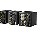Cisco IE-2000-16TC-G-N Ethernet Switch - 20 Ports - Manageable - Fast Ethernet, Gigabit Ethernet - 10/100Bas - IE200016TCGN 1 thumbnail image