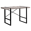 Monarch Specialties Jared 49"W Computer Desk, Taupe Reclaimed Wood/Black 1 thumbnail image