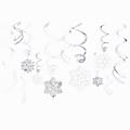 Amscan Snowflake Hanging Decorations, Pack Of 48 Decorations 1 thumbnail image