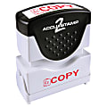 AccuStamp2 Copy Stamp, Shutter Pre-Inked One-Color COPY Stamp, 1/2" x 1-5/8" Impression, Red Ink 1 thumbnail image