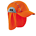 Ergodyne Chill-Its 6650 High-Performance Hat With Neck Shade, One Size, Orange