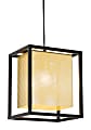 Zuo Modern Yves Ceiling Lamp, 7-15/16"W, Gold/Black