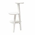 Novogratz Brittany Plant Stand, 25-5/8"H x 17-3/8"W x 13-1/2"D, White