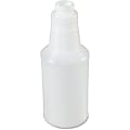 Genuine Joe 24 oz. Plastic Bottle with Graduations - Suitable For Cleaning - Translucent - 24 / Carton 1 thumbnail image