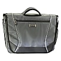 Kenneth Cole Reaction Laptop Messenger Bag, Charcoal Gray