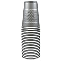 JAM PAPER Plastic Party Cups, 16 oz, Silver, 20 Glasses/Pack 1 thumbnail image
