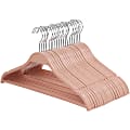 Elama Home Coat Hangers, Pink, Pack Of 20 Hangers