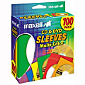 Maxell® CD/DVD Sleeves, Assorted Colors, Pack Of 100 1 thumbnail image
