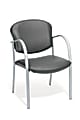 OFM Danbelle Series Anti-Bacterial Contract Reception Chair, Charcoal/Silver 1 thumbnail image