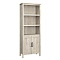 Sauder Select 72"H 5-Shelf Bookcase With Doors, Chalk Oak®
