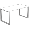 Lorell Relevance Series Desk-height Side Leg Frame, 29.1"H x 28.5"W, Silver 1 thumbnail image