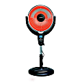 Optimus 14" Oscillating Pedestal Digital Dish Heater With Remote, Black 1 thumbnail image