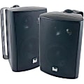 Namsung LU43PB 3-way Indoor/Outdoor Wall Mountable Speaker - 50 W RMS - Black - 6 Ohm