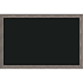 U Brands Magnetic Chalkboard, 35" X 23", Brown Rustic Wood Frame