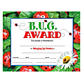 Hayes B.U.G. Award Certificates, 8 1/2" x 11", Green/Red, 30 Certificates Per Pack, Bundle Of 6 Packs