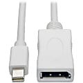 Tripp Lite 3ft Mini DisplayPort to DisplayPort Adapter Cable 4K x 2K M/F, MDP to DP 3' 1 thumbnail image