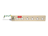Tripp Lite Safe-IT UK BS-1363 Medical-Grade Power Strip Antimicrobial with 6 UK Outlets, 3m Cord - Power distribution strip - PS610HGUK 1 thumbnail image