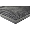 Genuine Joe Clean Step Scraper Mat, 4' x 6', Black 1 thumbnail image