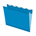 Pendaflex® Ready-Tab™ Reinforced Hanging Folders, With Lift Tab Technology, 1/5 Cut, Letter Size, Blue, Pack Of 25