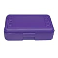 Romanoff Products Pencil Boxes, 8 1/2"H x 5 1/2"W x 2 1/2"D, Purple, Pack Of 12 1 thumbnail image